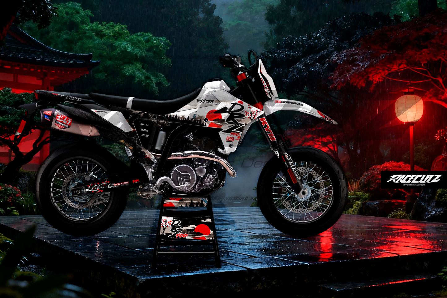 Suzuki DR-Z4S / SM (2025) – Modern Legend Graphic Kit