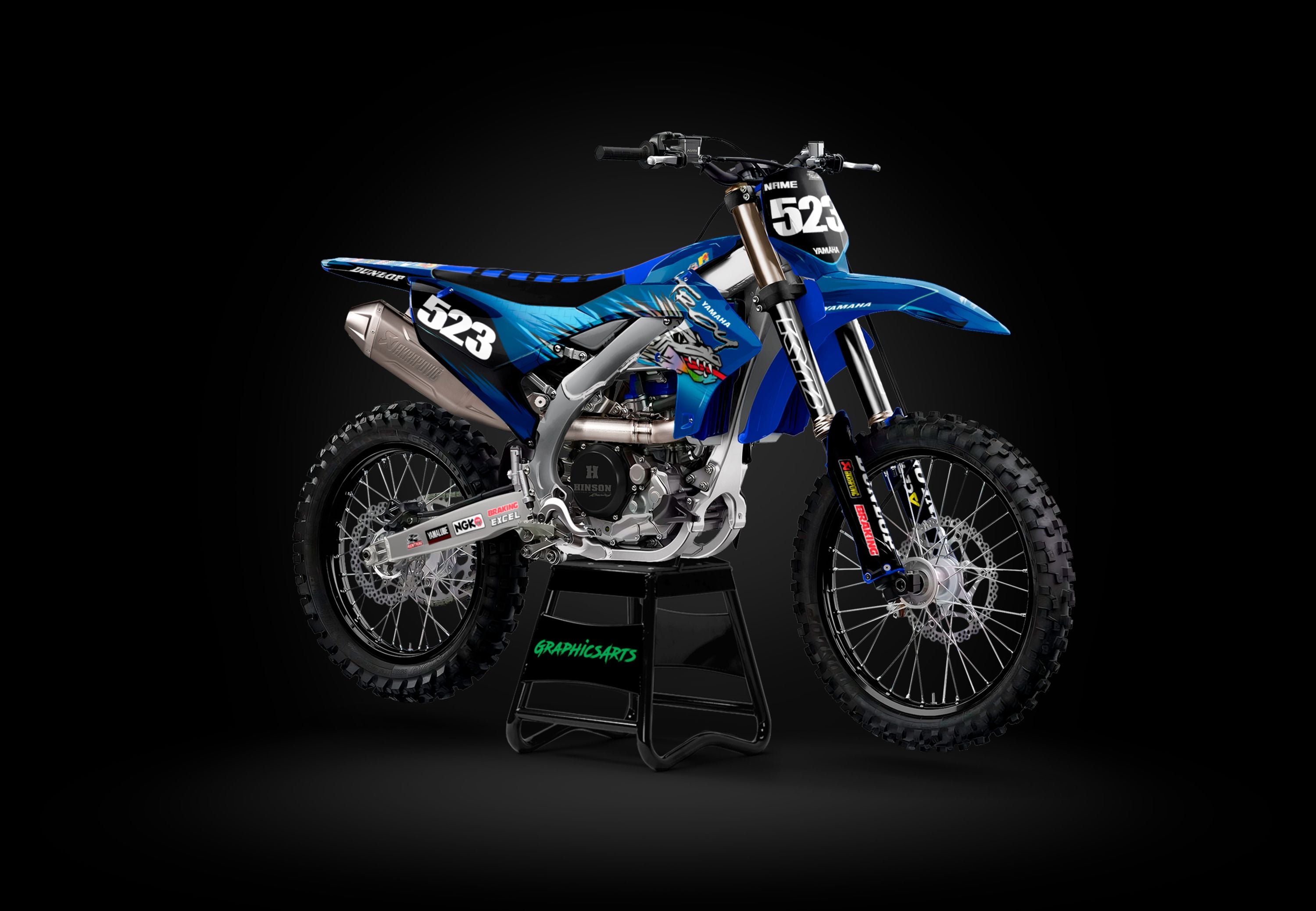 Custom Graphics Kit for Yamaha YZ-F & WR-F Models
