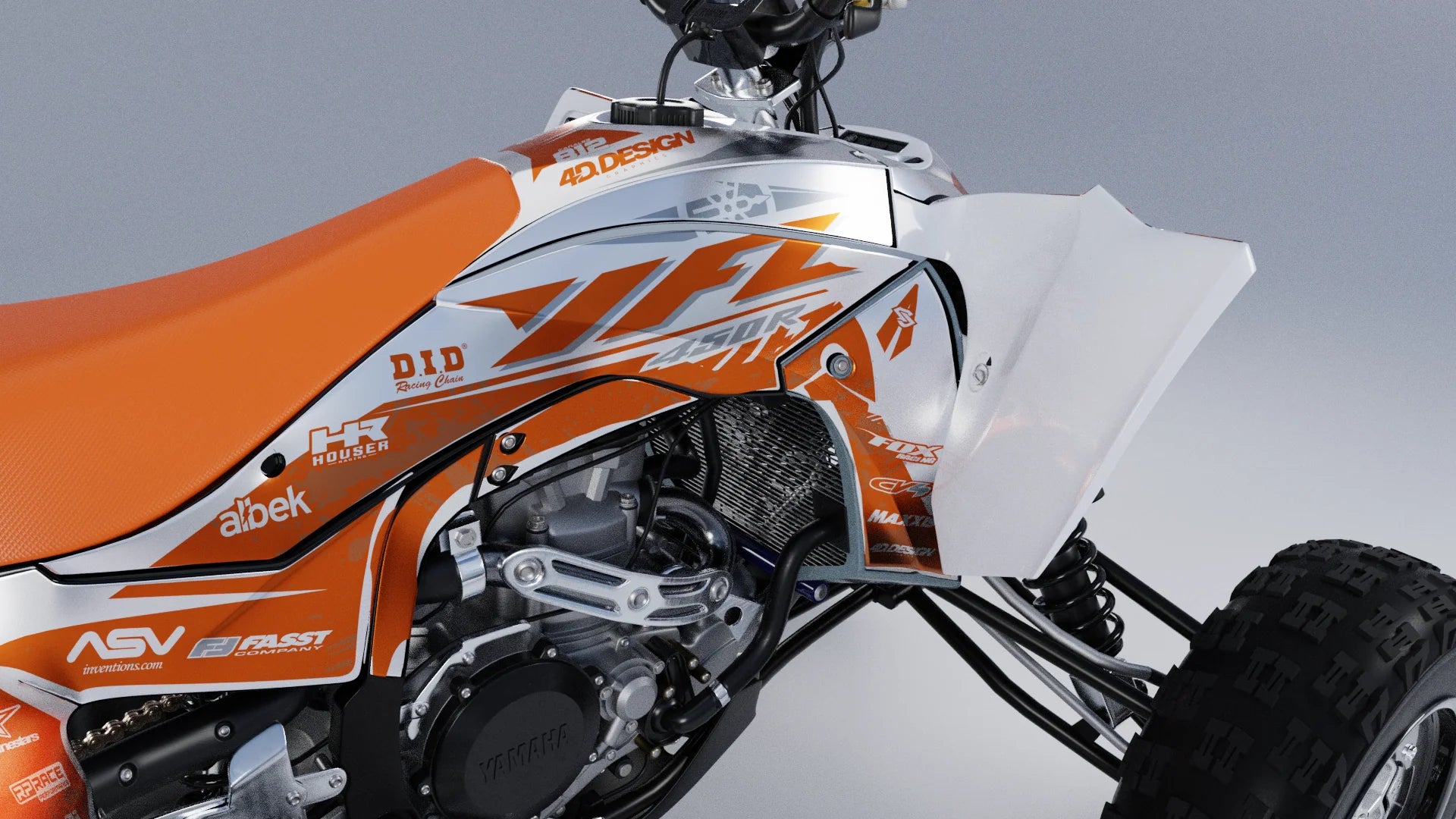 Yamaha YFZ 450R Graphics Kit - Custom Design