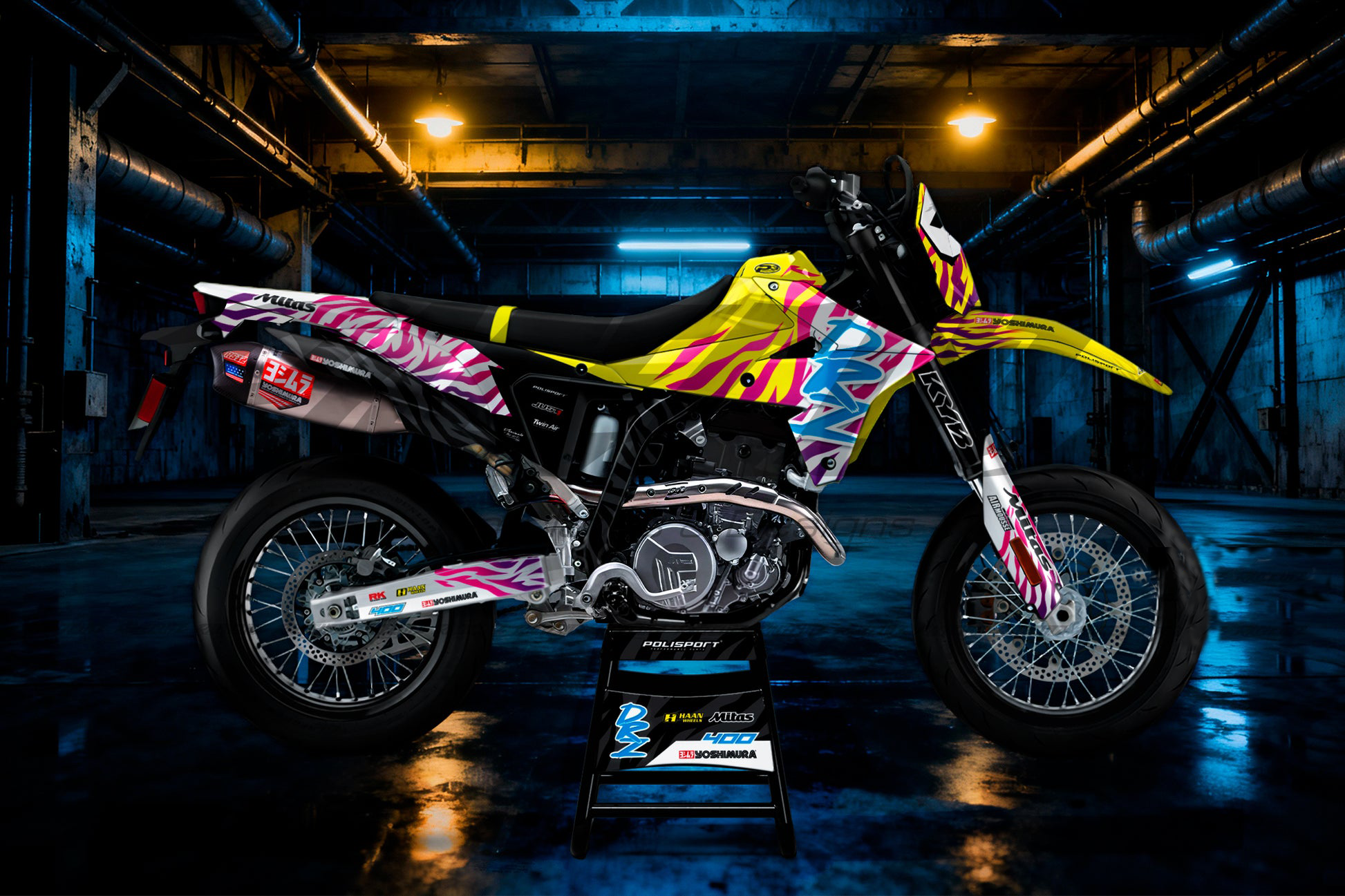 Custom Graphics Kit for Suzuki DR-Z4S / SM & DR-Z400