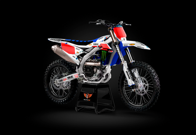 Blue Camo Monster Graphics Kit for Yamaha YZ-F & WR-F Models