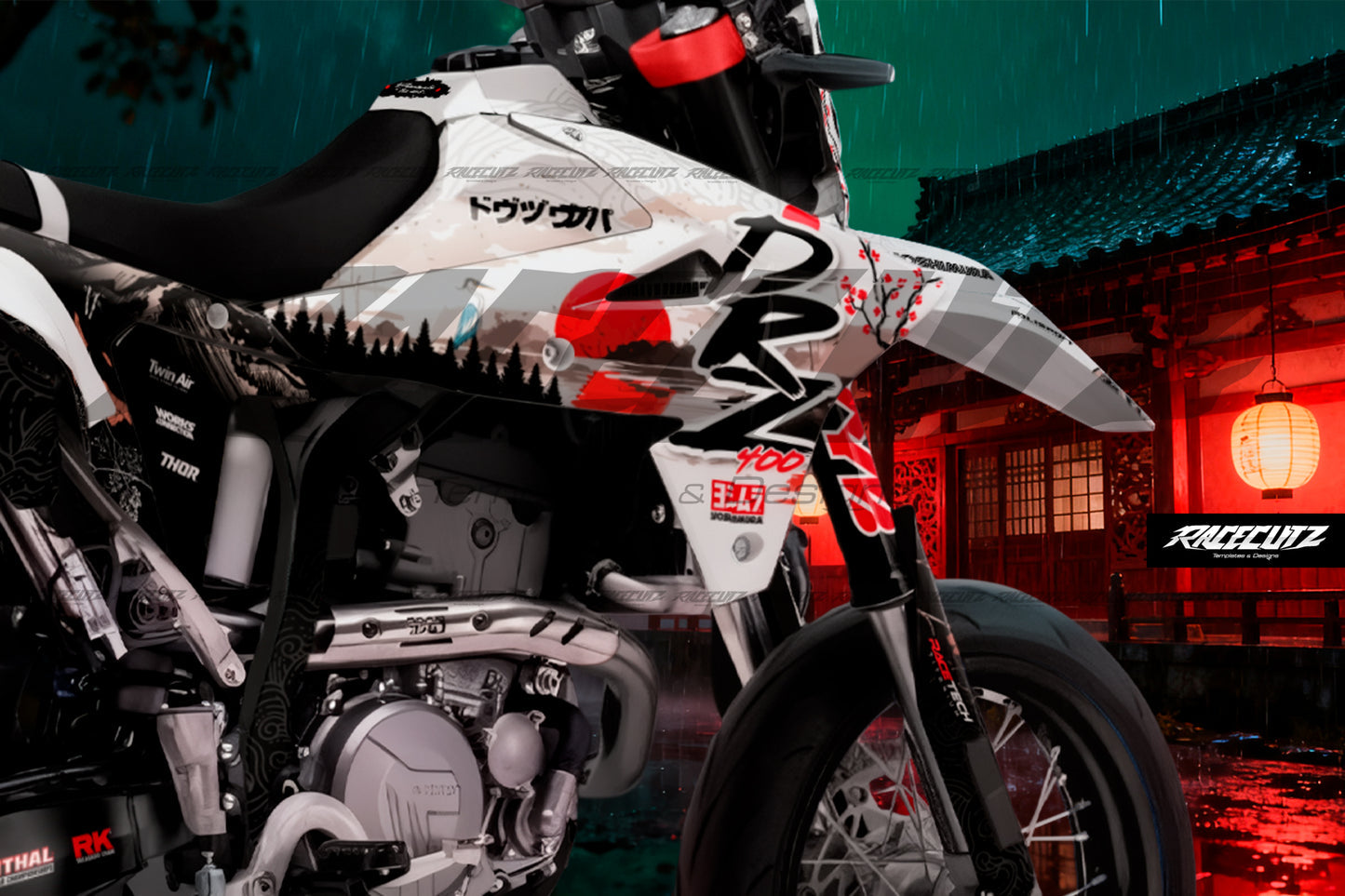 Suzuki DR-Z4S / SM (2025) – Modern Legend Graphic Kit