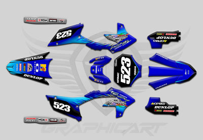Custom Graphics Kit for Yamaha YZ-F & WR-F Models