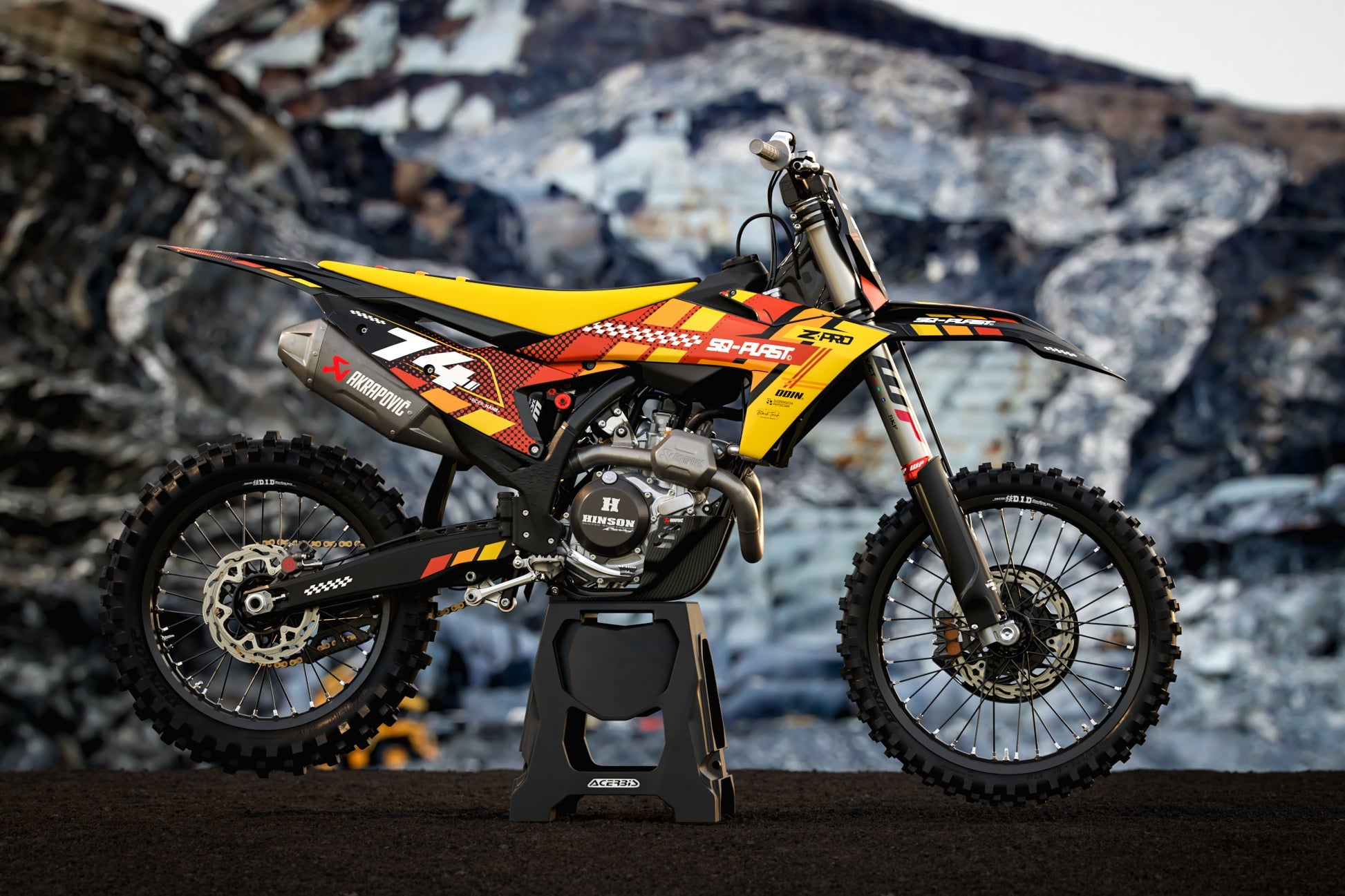 KTM Retro Style Graphic Kit – SX / SX-F Series