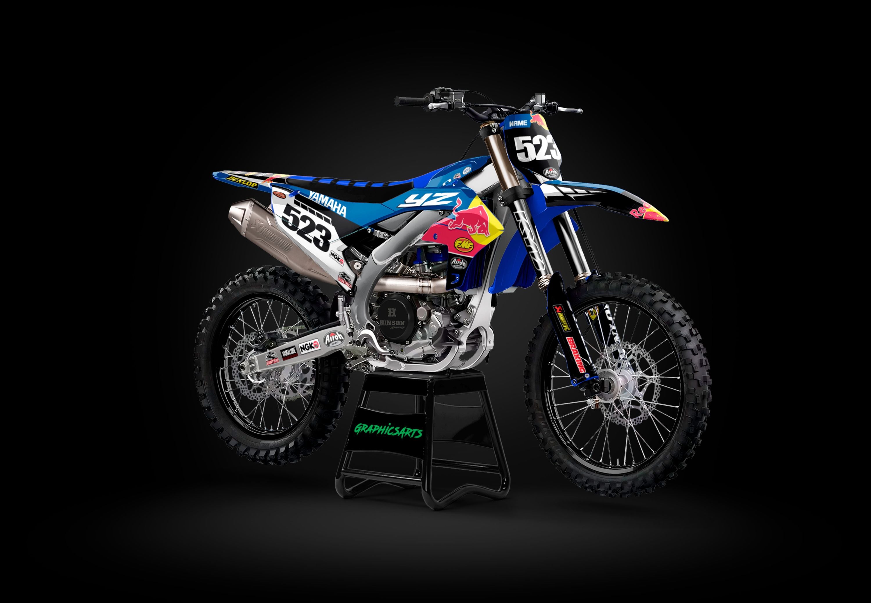 Custom Graphics Kit for Yamaha YZ-F & WR-F Models