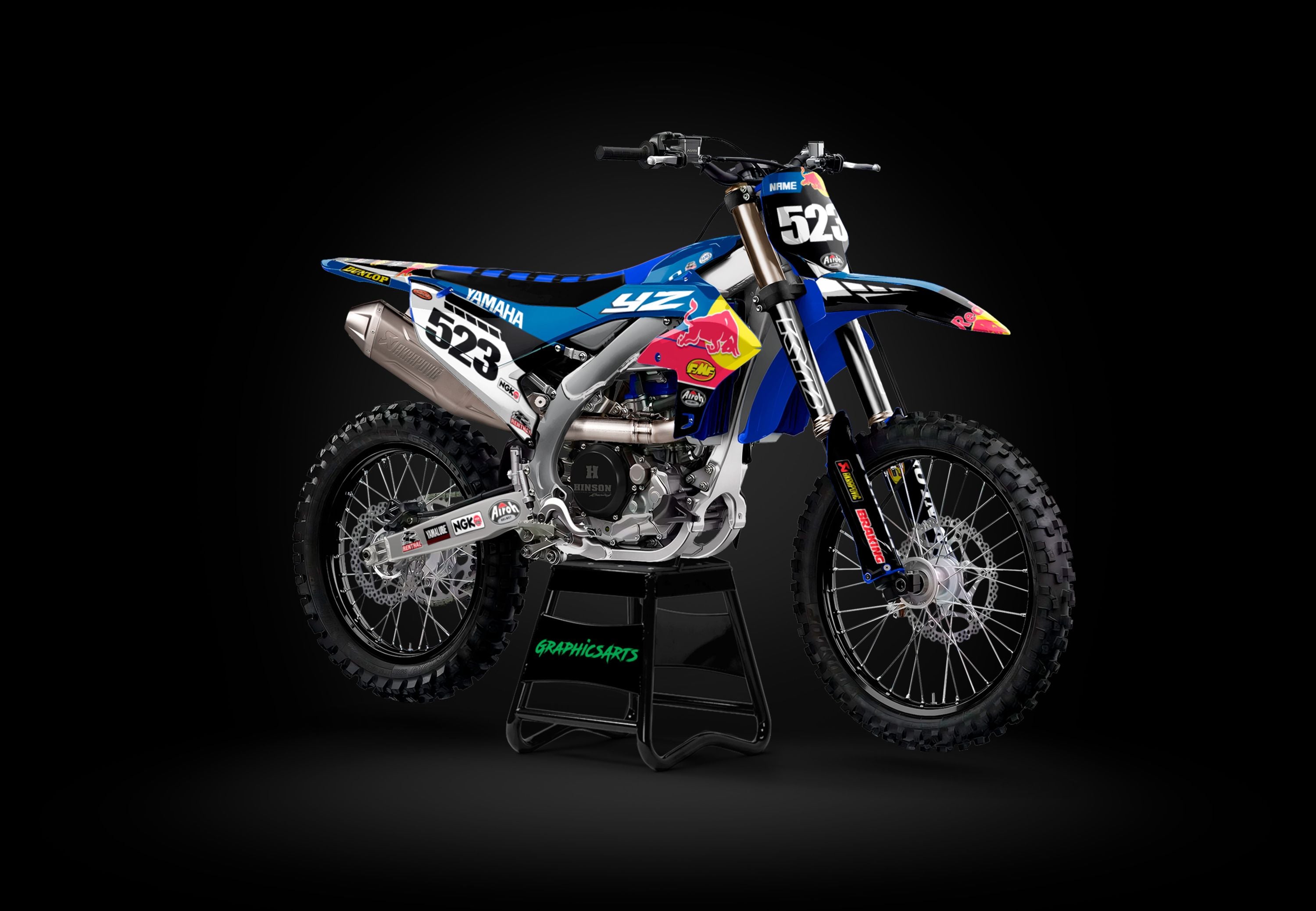 Custom Graphics Kit for Yamaha YZ-F & WR-F Models