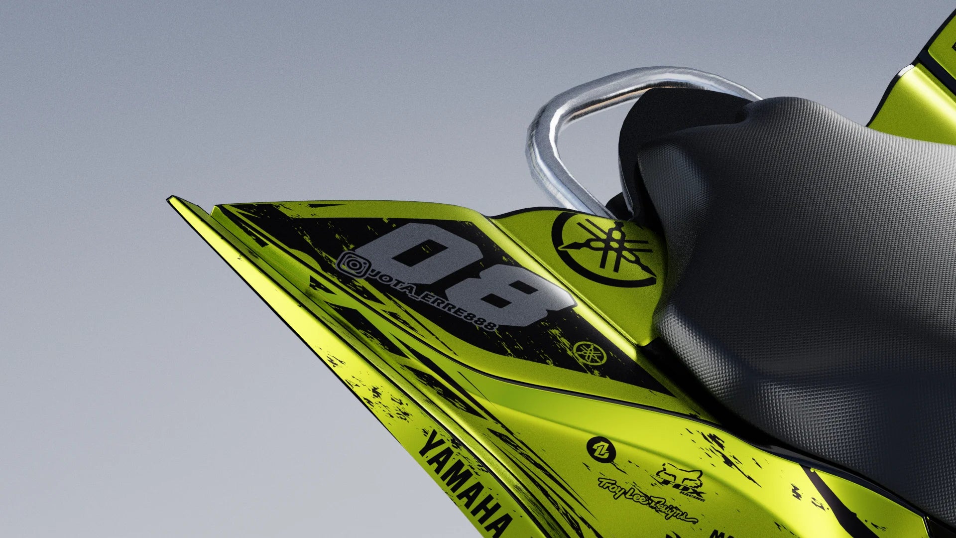 Yamaha YFZ 450R Graphics Kit - Custom Design