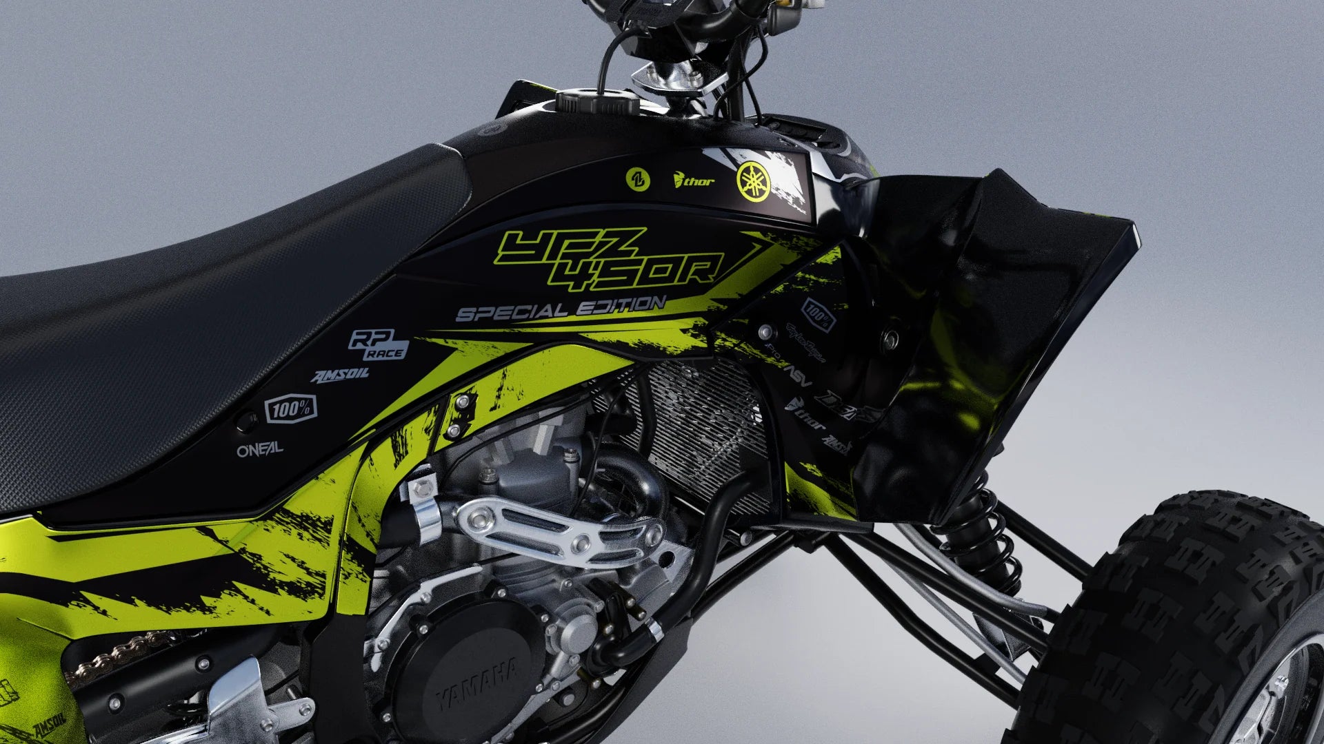 Yamaha YFZ 450R Graphics Kit - Custom Design